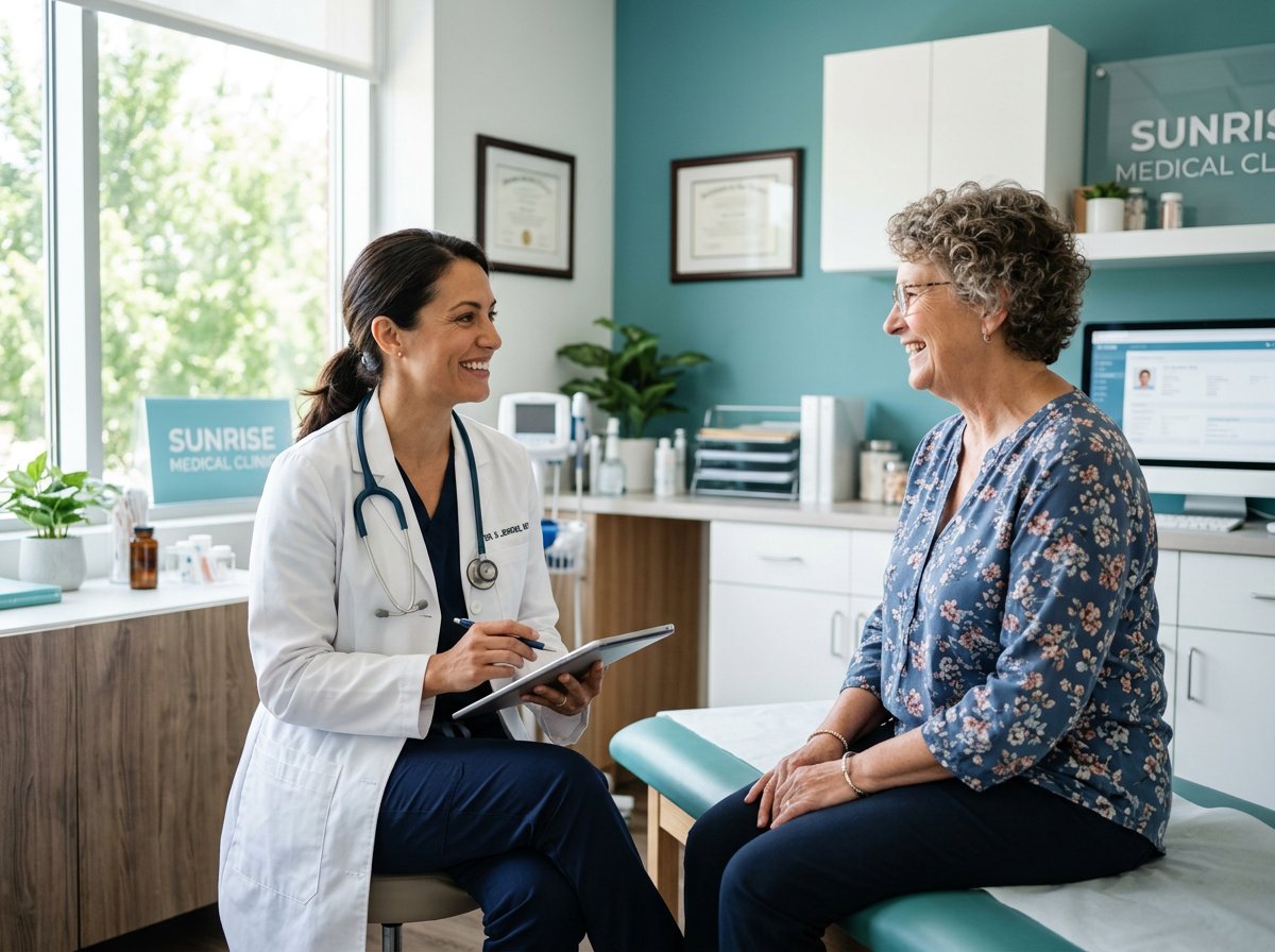 Doctor consulting with a patient at Pure Health Consult